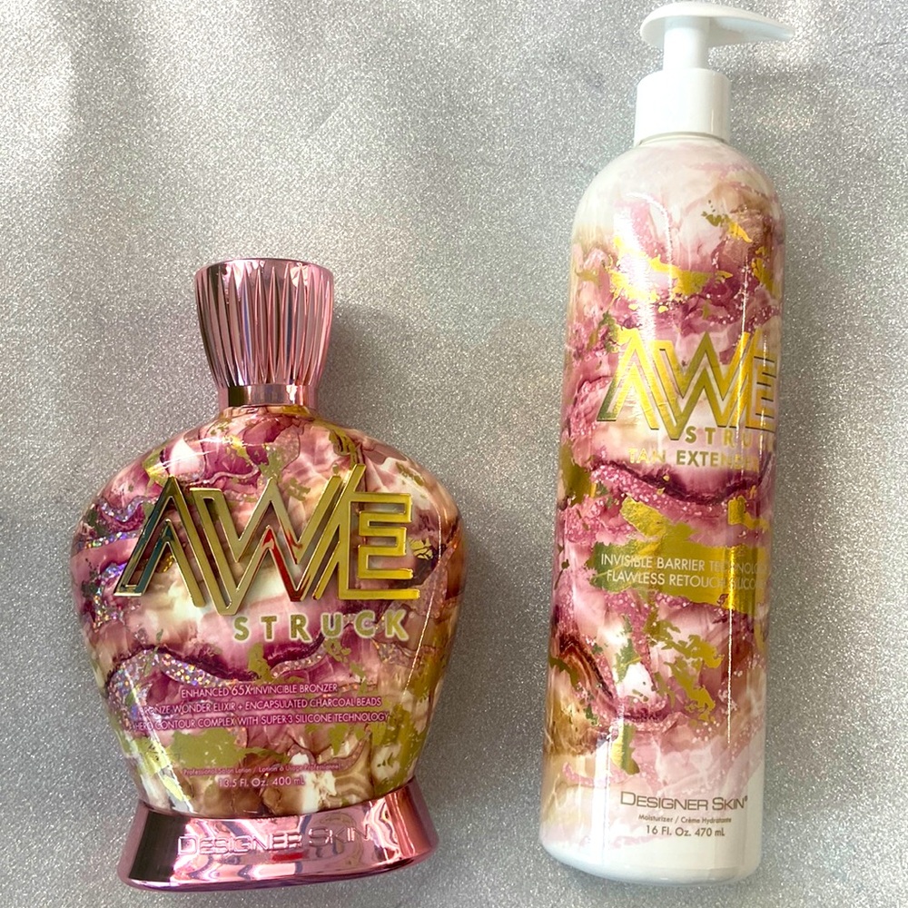 NWT AWESTRUCK FULL SIZE 13.5 OZ DESIGNER SKIN BUNDLE